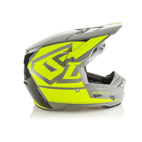 6D ATR-3 Hex Gloss Hjälm, M Neon Gul