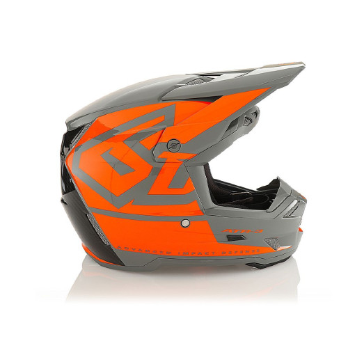 6D ATR-3 Hex Gloss Hjälm, XS Neon Orange