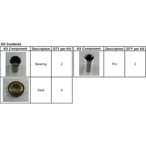 Svinglager KX60/65 83-, KX80/85 83-, RM60/65 03-