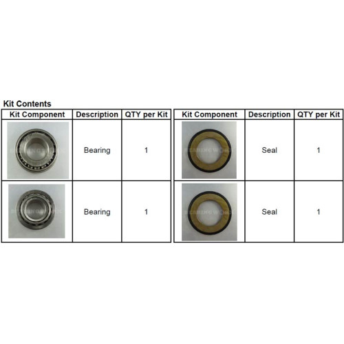 Styrlager KX125 82-91, YZ125/250 77-87