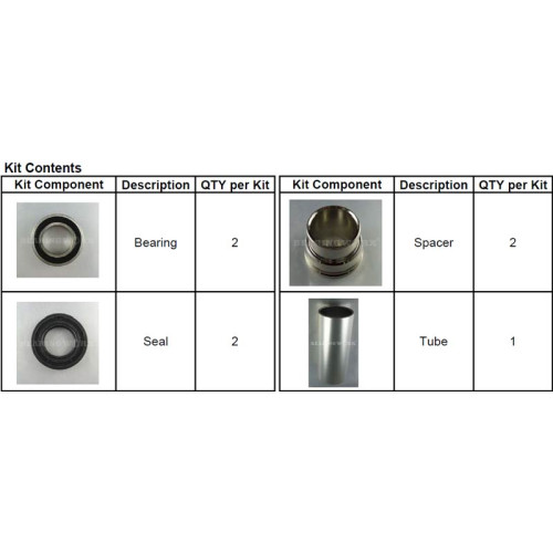 Hjulrenovering KTM Fram -  EXC 03-15, SX 02-14, FC/TC 14, FE/TE 14-15