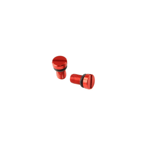 Zeta FF AirValveCap Screw WP 2pcs, Red