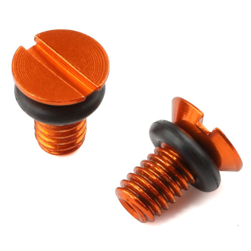 Zeta FF AirValveCap Screw WP 2pcs, Orange