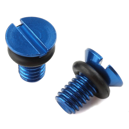 Zeta FF AirValveCap Screw WP 2pcs, H-Blue