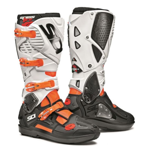 Sidi Crossfire 3 SRS MX stövel orange fluo/svart/vit 47