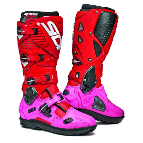 SIDI Crossfire 3 SRS MX Stövel LTD 2023 Röd/Rosa 45