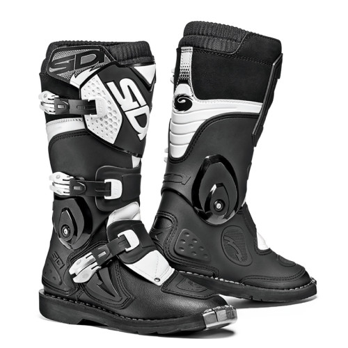 Sidi MX Stövel Flame Junior, fluo svart/vit 33