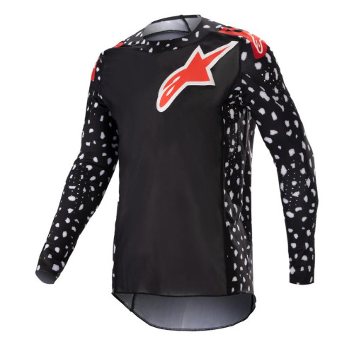 Alpinestars Tröja Supertech North Svart/Neon Röd XL