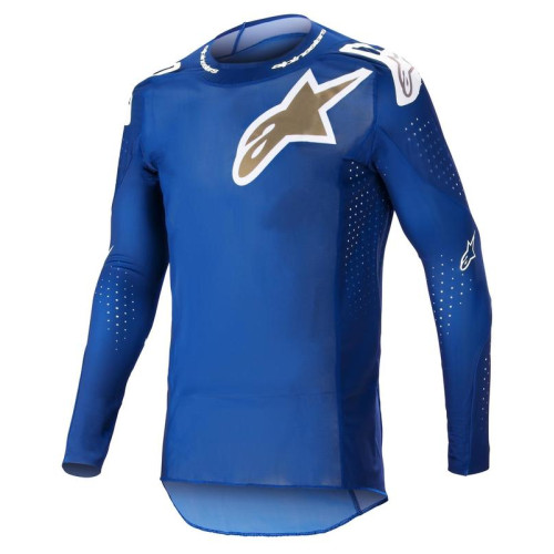 Alpinestars Tröja Supertech Bruin Blå/Guld S