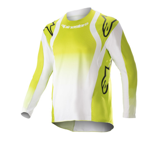 Alpinestars Tröja Racer Junior Push Gul Fluo/Vit S