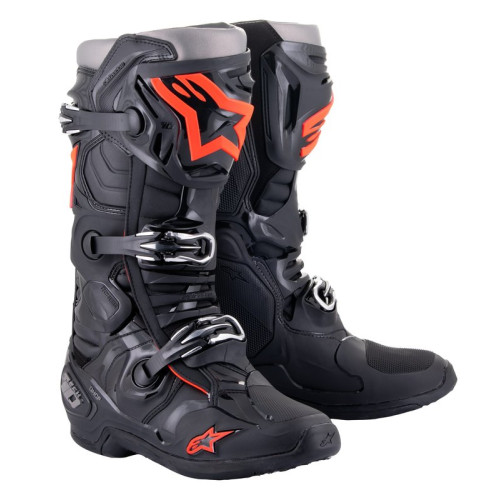 Alpinestars Stövel Tech 10 Svart/Röd Fluo 45,5 (11)