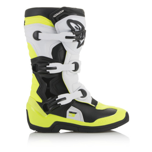 Alpinestars Stövel Tech 3s Junior Svart/Vit/Flou Gul 38