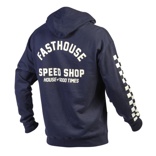 Fasthouse, Haven Hooded Zip-Up, Navy - SM, VUXEN, S, BLÅ