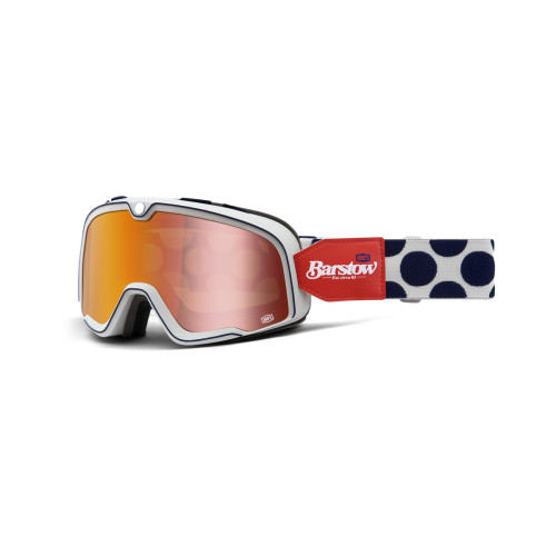 100%, BARSTOW Goggle Hayworth - Flash Red Lens, VUXEN