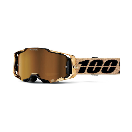 100%, ARMEGA HIPER Glasögon Bronze - Mirror Bronze Multilayer Lens, VUXEN