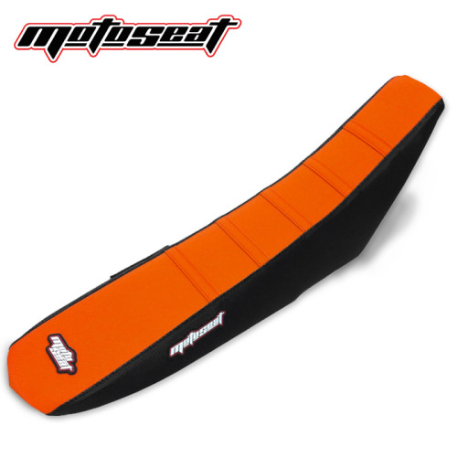 Moto Seat, Ribbat Överdrag, ORANGE SVART, KTM 09-15 65 SX