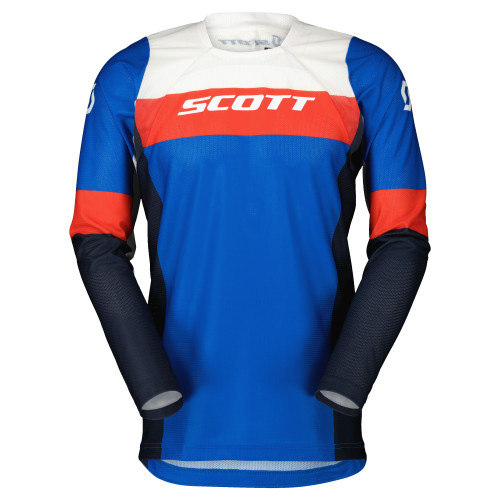 Scott Tröja 450 Angled Light blue/red XL