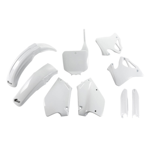 UFO Plastkit med Gaffelbensskydd Honda white