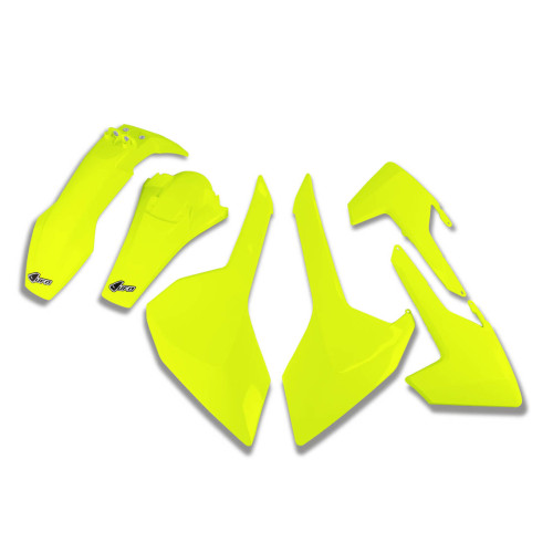 UFO Plastkit Husqvarna neon yellow