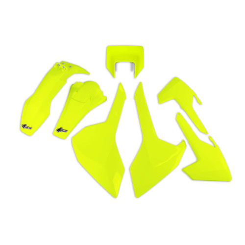 UFO Plastkit Husqvarna neon yellow