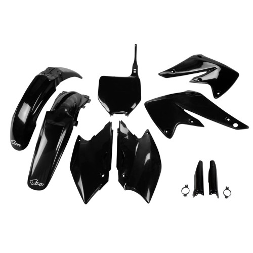 UFO Plastkit med Gaffelbensskydd Kawasaki black