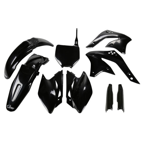 UFO Plastkit med Gaffelbensskydd Kawasaki black