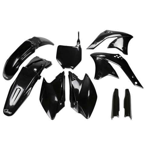 UFO Plastkit med Gaffelbensskydd Kawasaki black