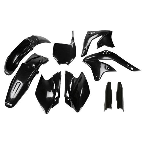 UFO Plastkit med Gaffelbensskydd Kawasaki black