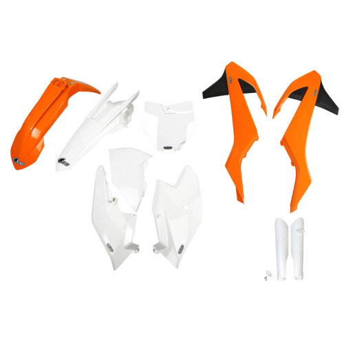 UFO Plastkit med Gaffelbensskydd Ktm 999 16