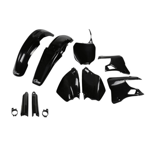 UFO Plastkit med Gaffelbensskydd Yamaha black