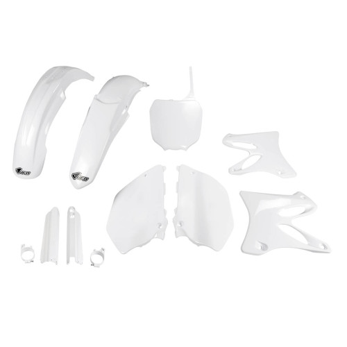 UFO Plastkit med Gaffelbensskydd Yamaha white