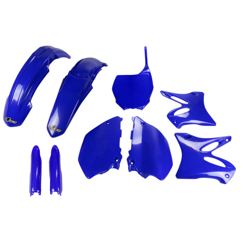 UFO Plastkit med Gaffelbensskydd Yamaha blue