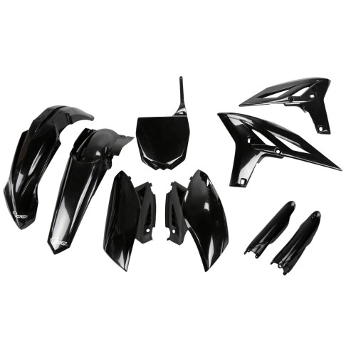 UFO Plastkit med Gaffelbensskydd Yamaha black