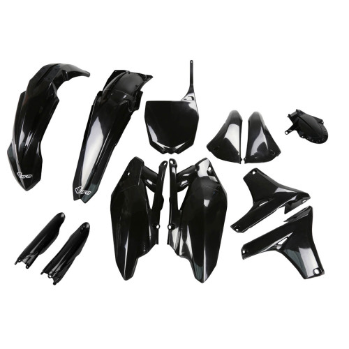 UFO Plastkit med Gaffelbensskydd Yamaha black