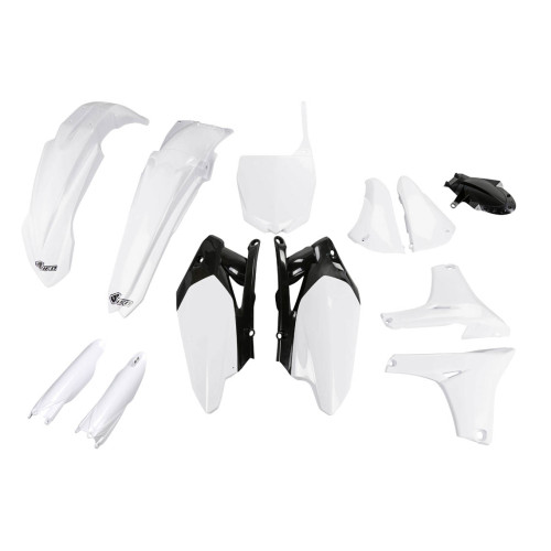 UFO Plastkit med Gaffelbensskydd Yamaha white