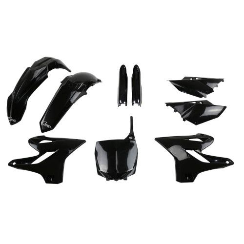 UFO Plastkit med Gaffelbensskydd Yamaha black