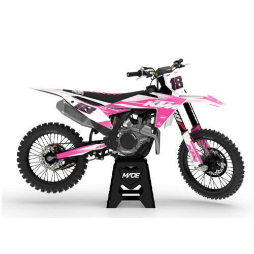 KTM Dots Pink komplett dekalkit