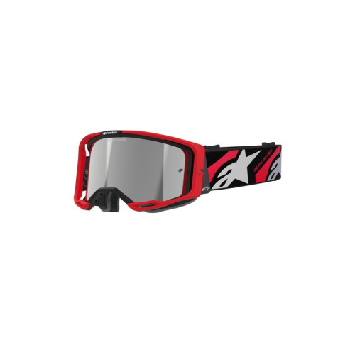 Alpinestars Goggle Vision 8 LUAR Röd/Svart/Spegel Silver