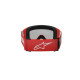 Alpinestars Goggle Vision 3 WORDMARK Röd/Spegel Silver