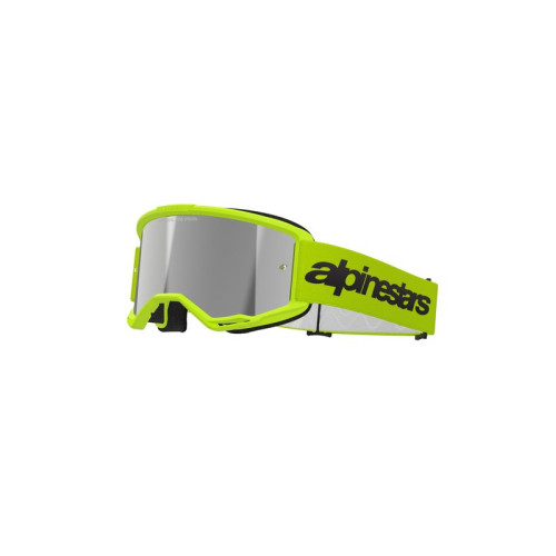 Alpinestars Goggle Vision 3 WORDMARK Gul Fluo/Spegel Silver