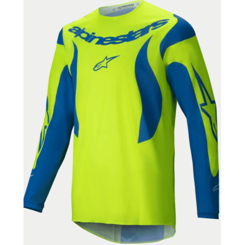 Alpinestars Tröja Fluid Haul Gul Fluo/Blå 2XL