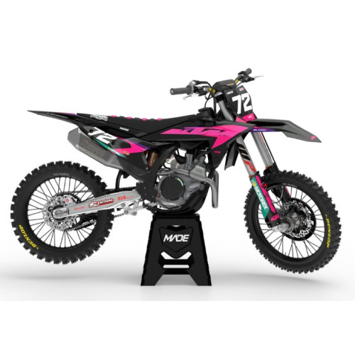 KTM Stock 25 Rosa komplett dekalkit